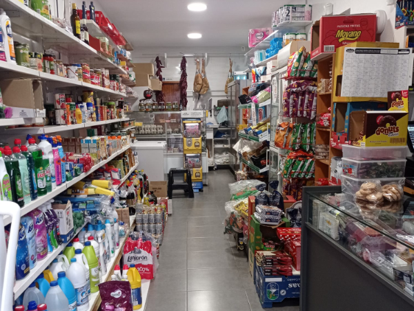 pasillo de la tienda